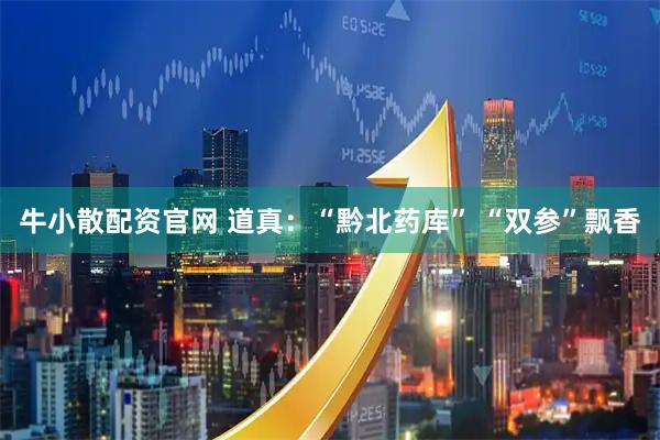 牛小散配资官网 道真：“黔北药库” “双参”飘香