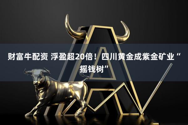 财富牛配资 浮盈超20倍！四川黄金成紫金矿业“摇钱树”